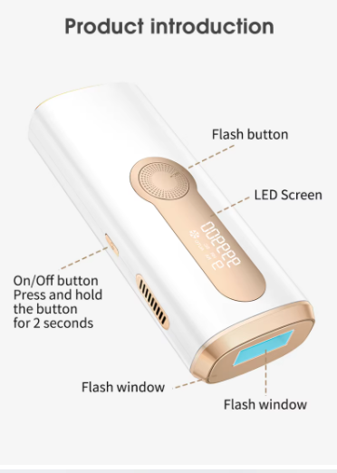 HAIR REMOVER LS004  Household Painless Intense Ice Cooling Professional Female Laser Hair Removal Ipl Epilator for Body Care Bikini